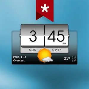 3D Flip Clock & Weather v7.08.1