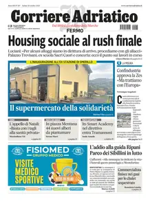 Corriere Adriatico Fermo - 18 Ottobre 2025