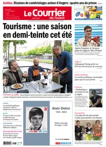 Le Courrier de l'Ouest Angers - 31 Août 2024