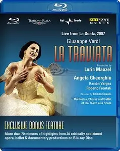 Lorin Maazel, Orchestra of the Teatro alla Scala, Angela Gheorghiu, Ramon Vargas - Verdi: La Traviata (2010) [Blu-Ray]