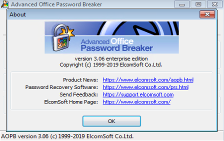 Elcomsoft Advanced Office Password Breaker Enterprise Edition 3.06.803