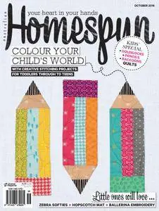 Australian Homespun - October 2016