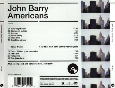 John Barry - Americans (1976) + Four titles from Polydor years 1972-1976 (2010)