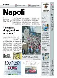 la Repubblica Napoli - 1 Ottobre 2018