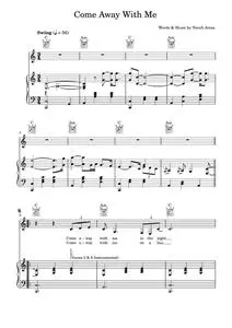 Come away with me - Norah Jones (Piano-Vocal-Guitar (Piano Accompaniment))