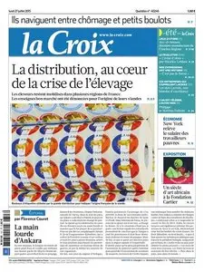 La Croix Du Lundi 27 Juillet 2015