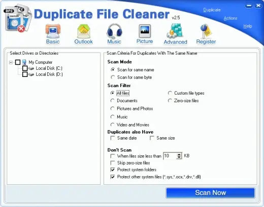 Duplicate File Cleaner v2.5.2.141