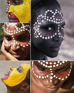 Amazing SS African Face Paintings