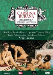 Seiji Ozawa, Berliner Philharmoniker, Saito Kinen Orchestra - Orff: Carmina Burana; Beethoven: Symphony No. 9 (2004/1989,2002)