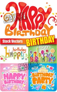 Birthday - Stock Vectors