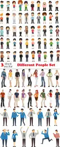 Vectors - Different People Set