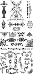 Vectors - Vintage Design Elements 20