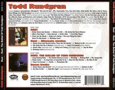 Todd Rundgren - Runt (1970) + Runt. The Ballad Of Todd Rundgren (1971) 2CD Expanded Remastered 2011