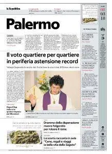 la Repubblica Palermo - 8 Marzo 2018