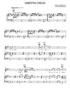 Ghetto Child (Little Child Runnin' Wild) - Curtis Mayfield (Piano-Vocal-Guitar)