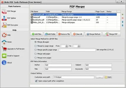 Okdo PDF Tools Platinum 2.3 Retail