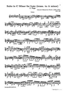 Lute Suite BWV 997: 2. Fuga