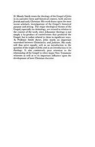 The Theology of the Gospel of John