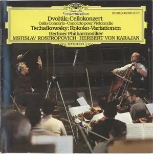 Mstislav Rostropovich : Antonin Dvořák, Pyotr Il’yich Tchaikovsky, Berliner Philharmoniker (1969)