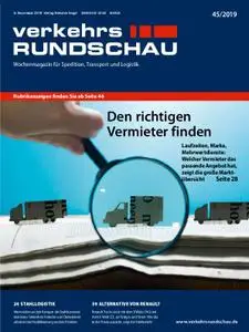 VerkehrsRundschau - 05. November 2019