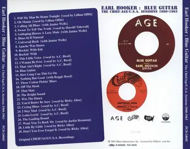 Earl Hooker - Blue Guitar: The Chief / Age / U.S.A. Sessions 1960-1963 [Japan Edition] (2001)