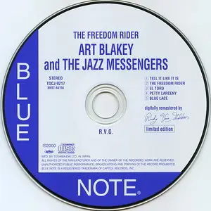 Art Blakey & The Jazz Messengers - The Freedom Rider (1961) {2000 Japan 24bit RVG Remaster}