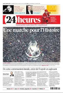 24 Heures du Lundi 12 Janvier 2015