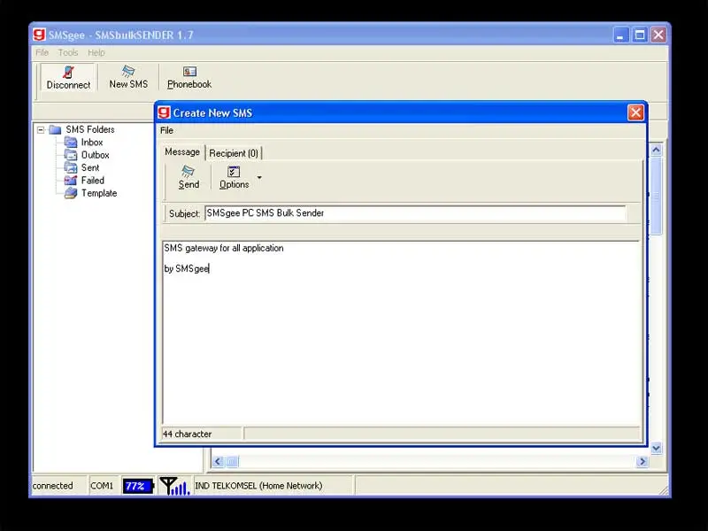 PC SMS Bulk Sender 1.7 Build 1405.5 Enterprise