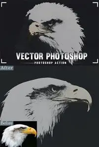 Vector Art Photoshop Action