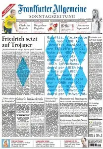 Frankfurter Allgemeine Sonntagszeitung vom 16 Oktober 2011