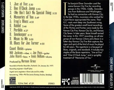 Count Basie - Kansas City 5 (1996)