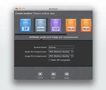 Archiver v2.1.2 Mac OS X