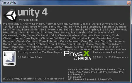 Unity Pro 4.5.2f1