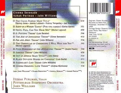 I. Perlman, J. Williams & Pittsburgh Orchestra – Cinema Serenade (1997) -repost