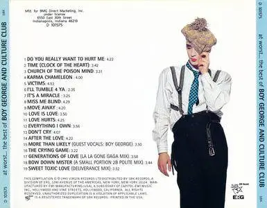Boy George and Culture Club - At Worst...The Best of Boy George and Culture Club (1993) [US Press]