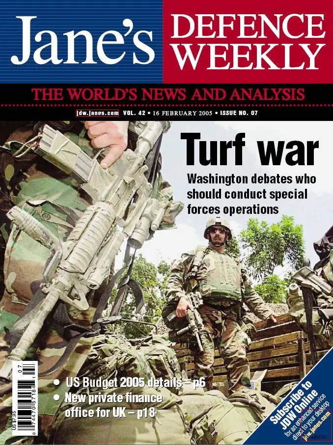 Janes Defence Weekly Magazine 16 February 2005