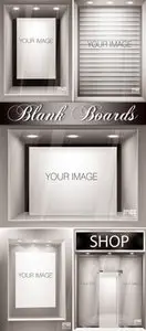 Blank Boards Vector