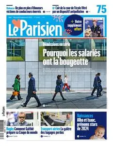 Le Parisien du Mercredi 6 Septembre 2023