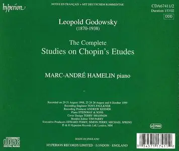 Marc-André Hamelin - Godowsky: The Complete Studies on Chopin's Etudes (2000) (Repost)