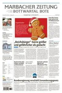 Marbacher Zeitung - 15. Dezember 2018