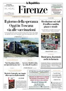 la Repubblica Firenze - 27 Dicembre 2020