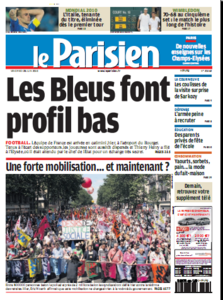 Le Parisien + Cahier Paris - Vendredi 25 juin 2010