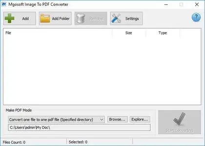 Mgosoft Image To PDF Converter 8.6.2 + Portable