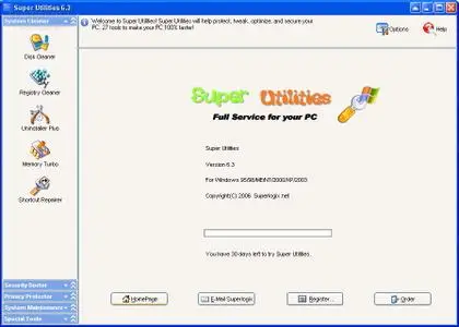 Super Utilities Pro version 6.32