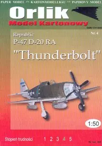Orlik 004 P-47 D-20 Ra Thunderbolt [paper model]