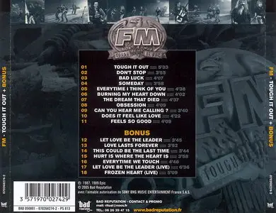 FM - Tough It Out (1989) [Reissue 2005 + Remastered 2012]