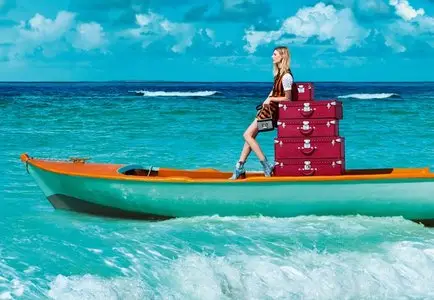 Various models by Patrick Demarchelier for Louis Vuitton Spirit of Travel 2015