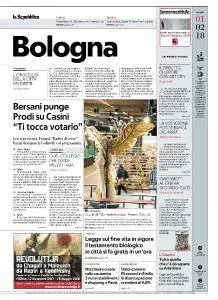 la Repubblica Bologna - 1 Febbraio 2018