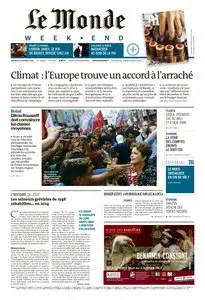 Le Monde du Samedi 25 Octobre 2014