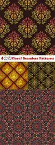 Vectors - Floral Seamless Patterns